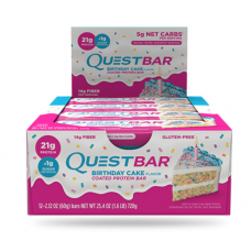 Quest Bar Barra de Proteína (12 unidades) Birthday Cake